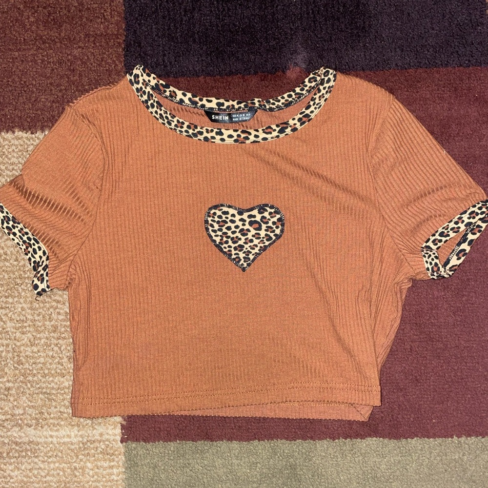 SHEIN CHEETAH TOP🐆